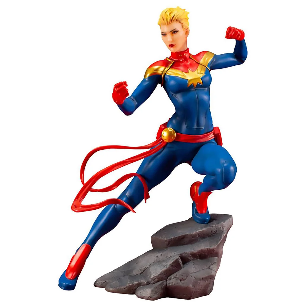 Statuette Captain Marvel en PVC, échelle 1:10 (17 cm), Marvel Universe Avengers Series ARTFX+ – Kotobukiya Image 1