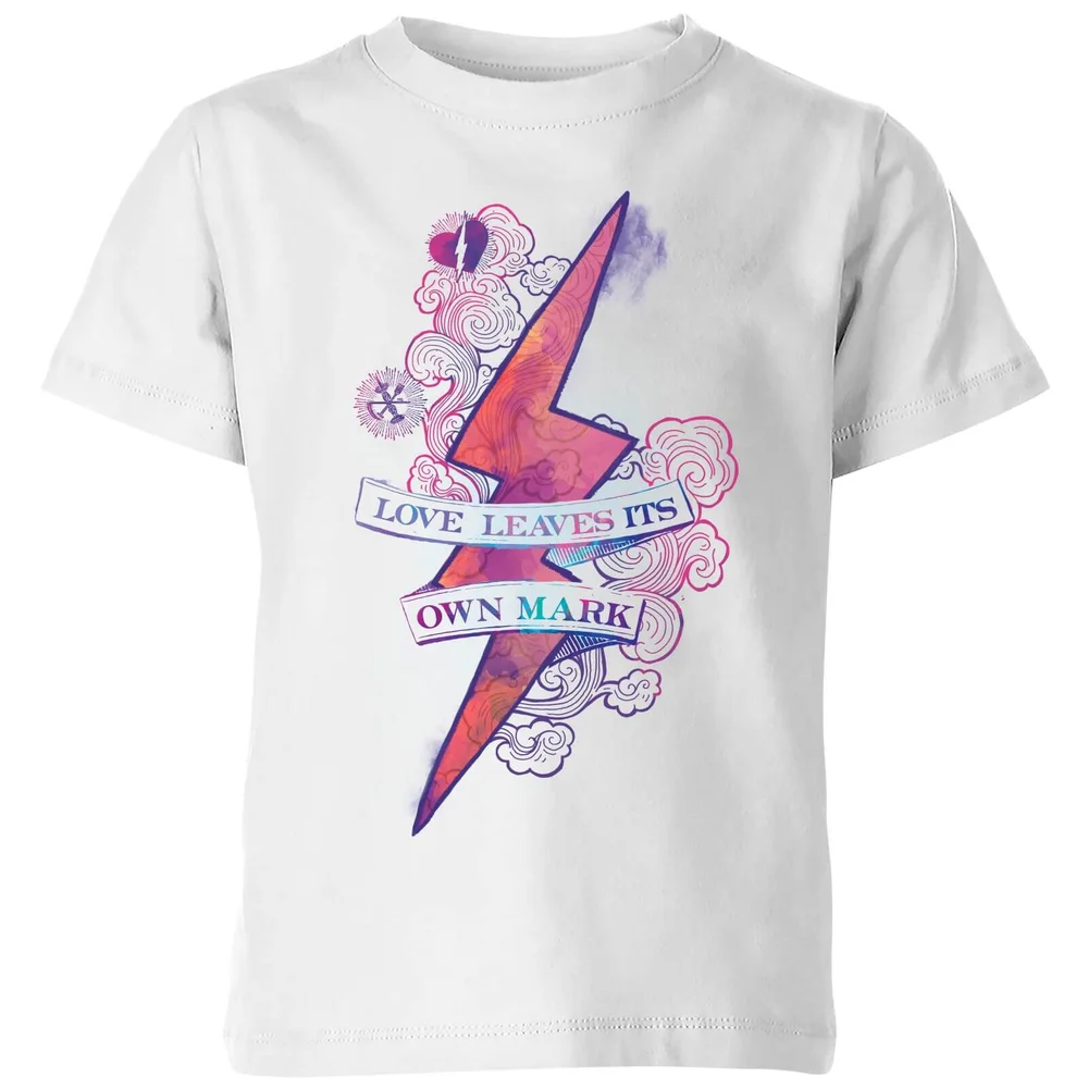 Harry Potter Love Leaves Its Own Mark Kids' T-Shirt - White - 3-4 ans Image 1