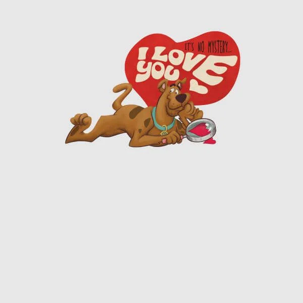 Scooby Doo It's No Mystery I Love You Women's T-Shirt - Grey