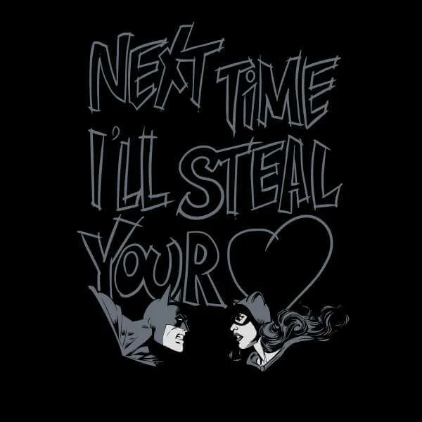 Batman Steal Your Heart Sweatshirt - Black