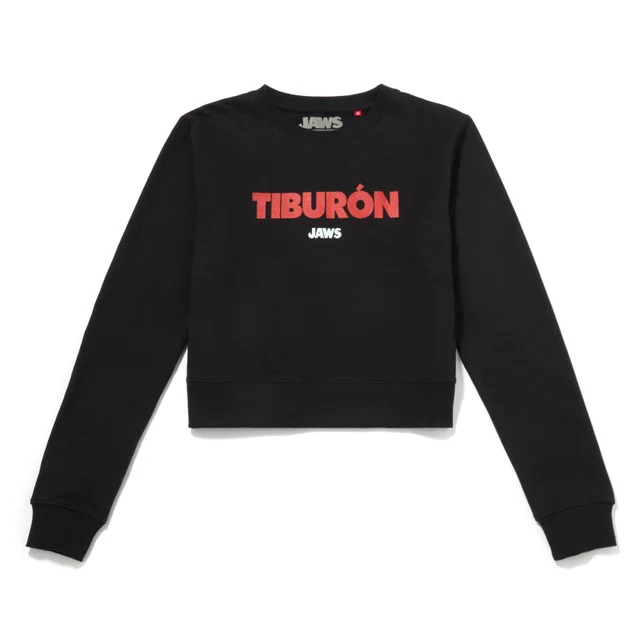 Sweat court Global Legacy Les Dents de la Mer Tiburón - Femme - Noir