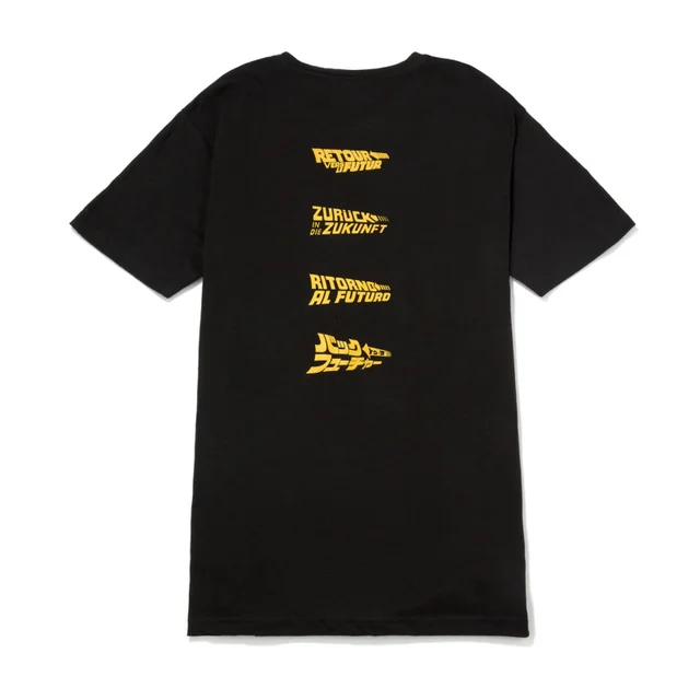 T-shirt Global Legacy Retour vers le Futur - Noir