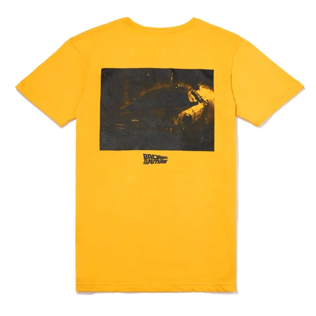 T-shirt Global Legacy Retour vers le Futur DeLorean - Jaune