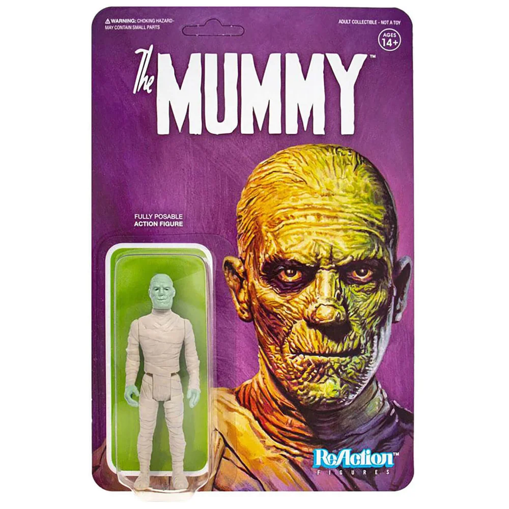 Super7 Universal Monsters ReAction – Figurine articulée La Momie – 10 cm Image 1