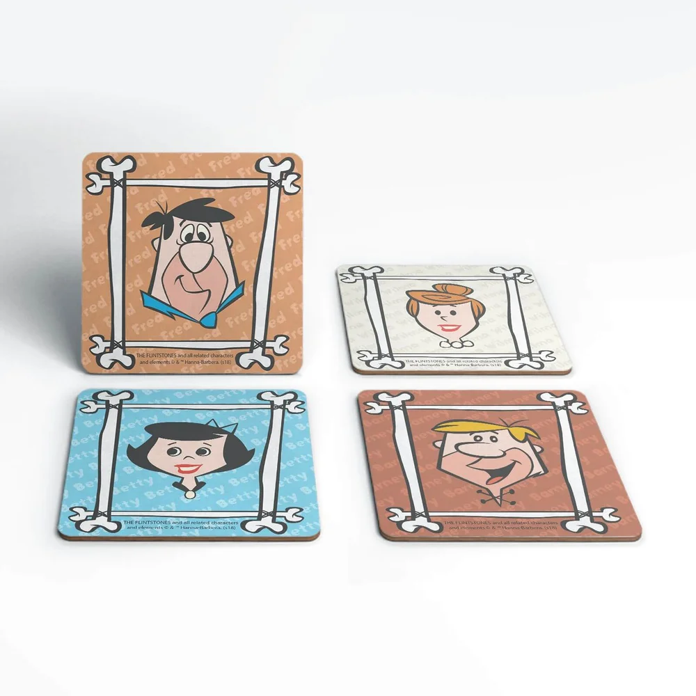 The Flintstones Characters Coaster Set Image 1