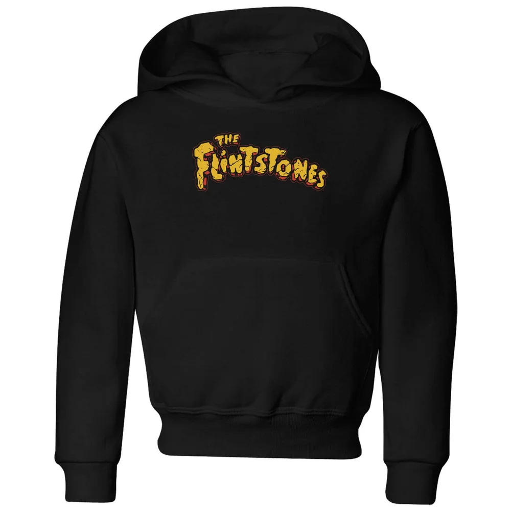The Flintstones Logo Kids' Hoodie - Black - 3-4 ans Image 1