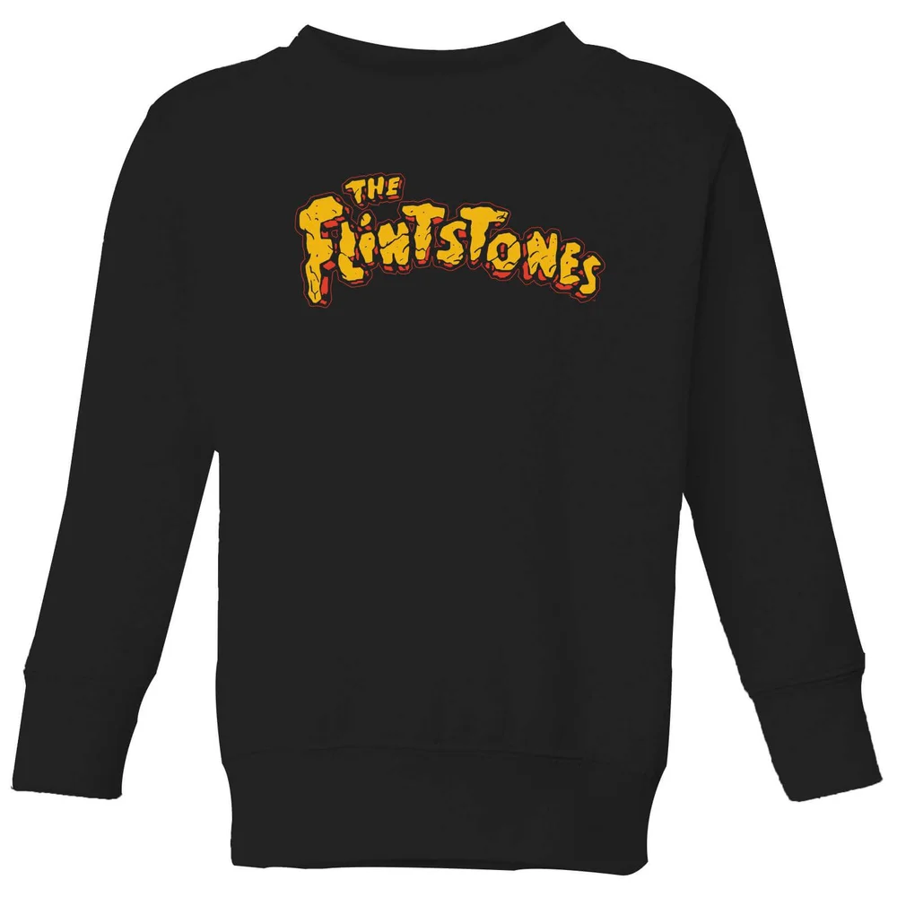 The Flintstones Logo Kids' Sweatshirt - Black - 3-4 ans Image 1