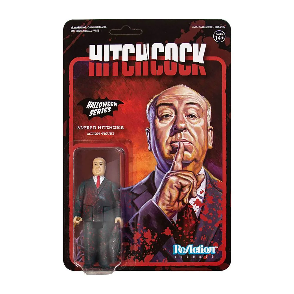 Super7 Alfred Hitchcock ReAction Figure - Hitchcock Blood Splatter Image 1
