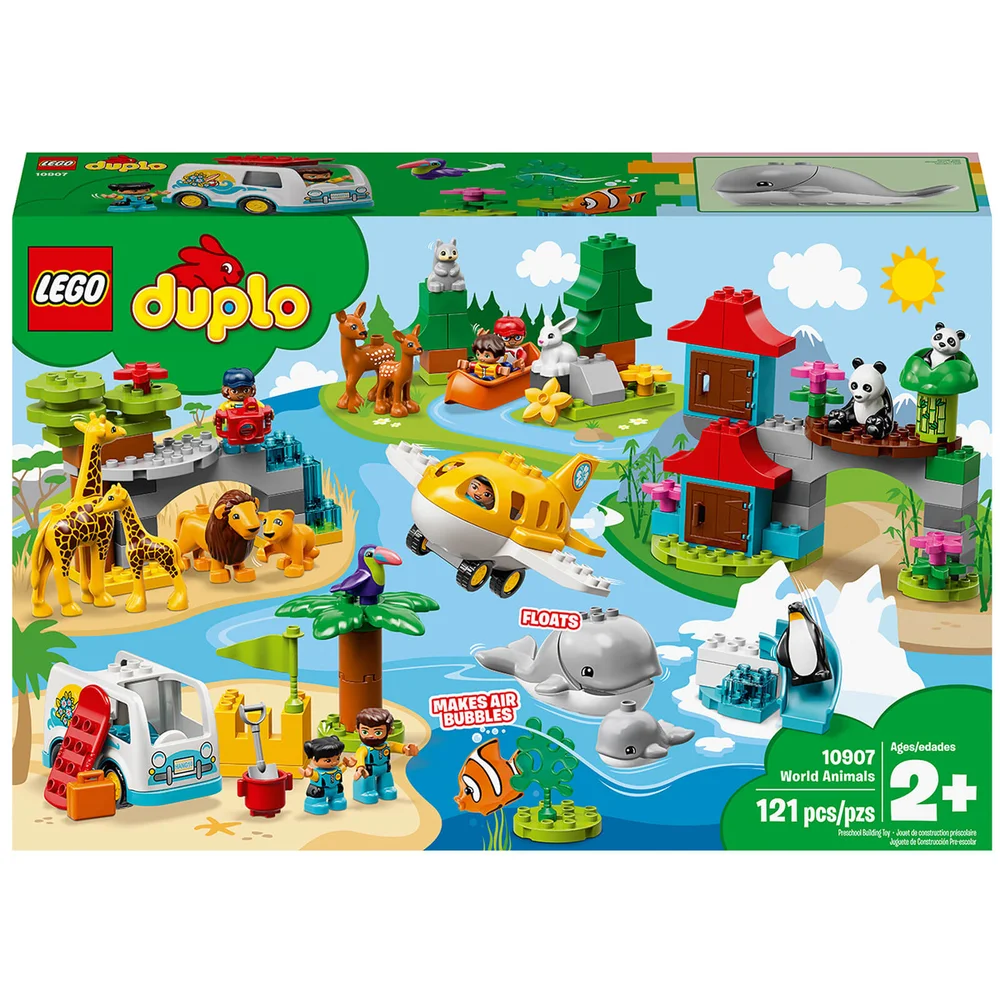 LEGO DUPLO : Les animaux du monde Jouet pour les tout-petits (10907) Image 1