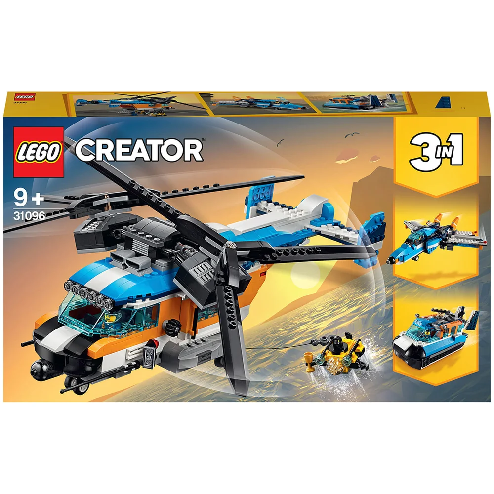 LEGO® Creator 3-en-1: L'hélicoptère à double hélice (31096) Image 1