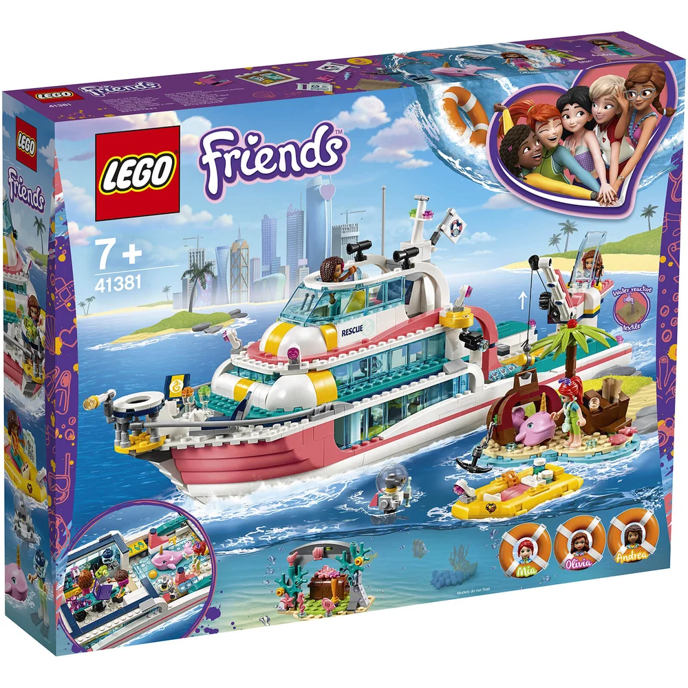 LEGO® Friends: Le bateau de sauvetage (41381) Image 1