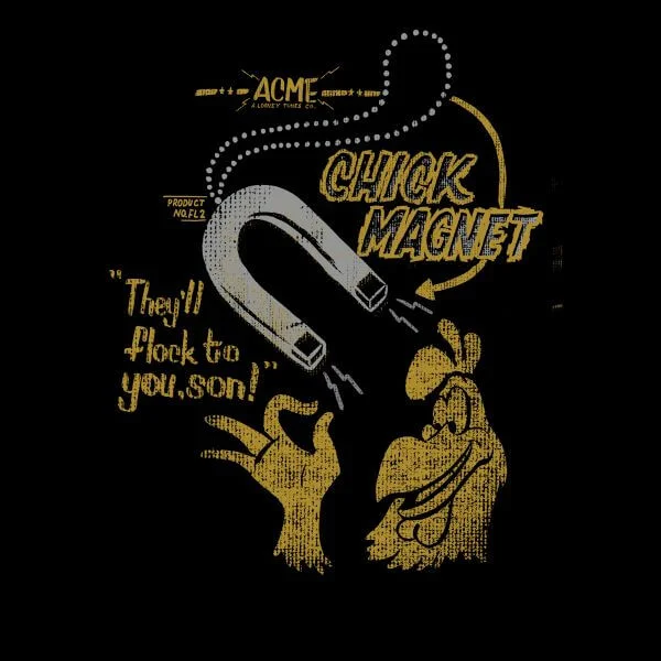 Looney Tunes ACME Chick Magnet Women's T-Shirt - Black