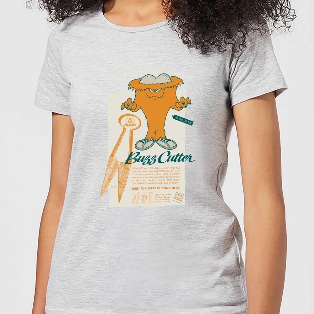 Looney Tunes ACME Buzzcutter Women's T-Shirt - Grey - XS Image 1