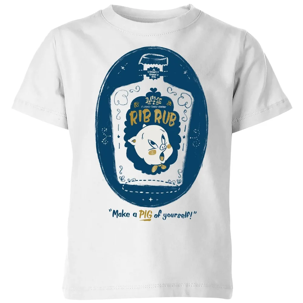 Looney Tunes ACME Rib Rub Kids' T-Shirt - White - 3-4 ans Image 1