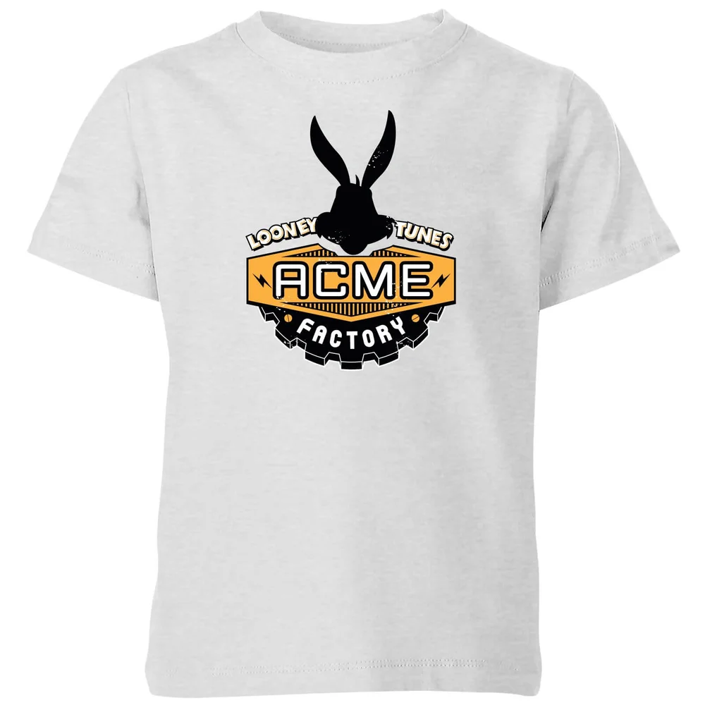 Looney Tunes ACME Logo Kids' T-Shirt - Grey - 3-4 ans Image 1
