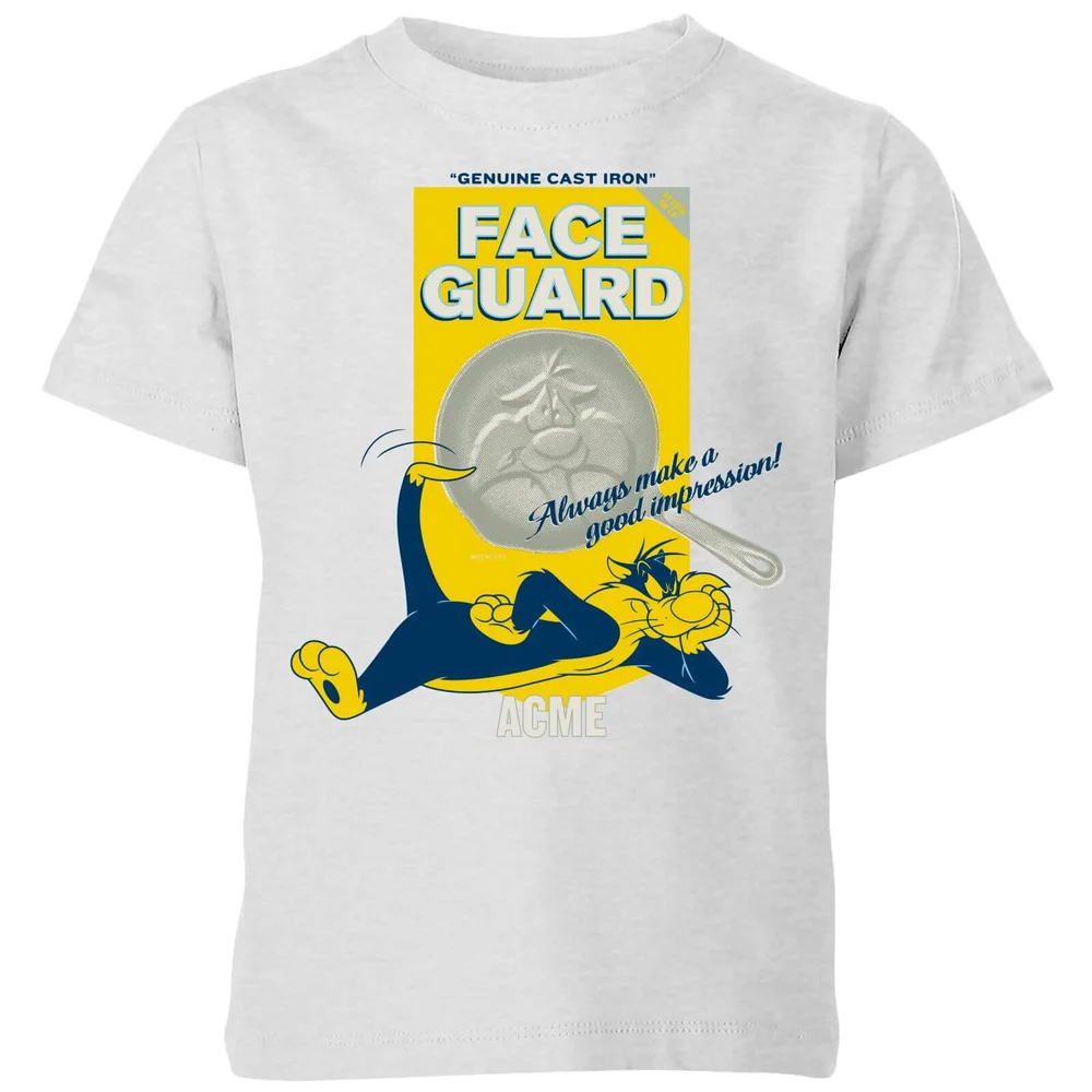 Looney Tunes ACME Face Guard Kids' T-Shirt - Grey - 3-4 ans Image 1