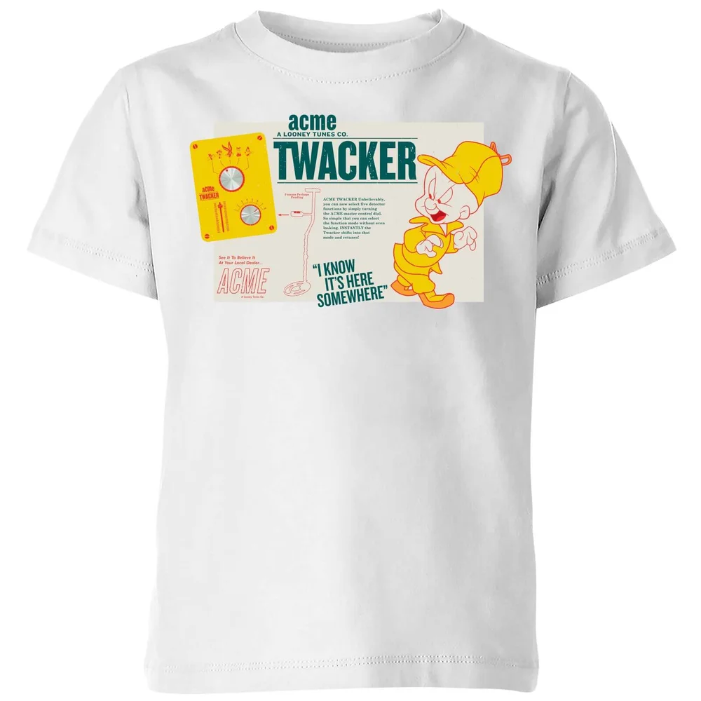 Looney Tunes ACME Twacker Kids' T-Shirt - White - 3-4 ans Image 1