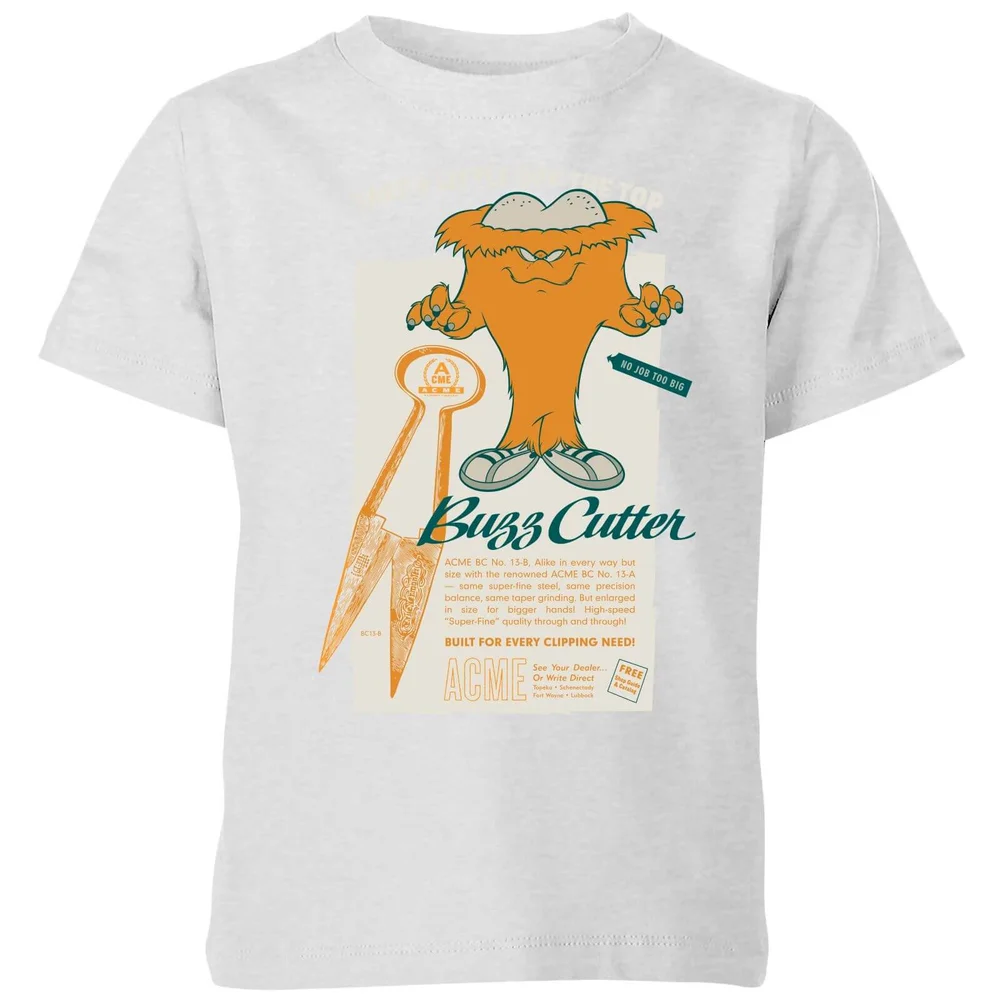 Looney Tunes ACME Buzzcutter Kids' T-Shirt - Grey - 3-4 ans Image 1
