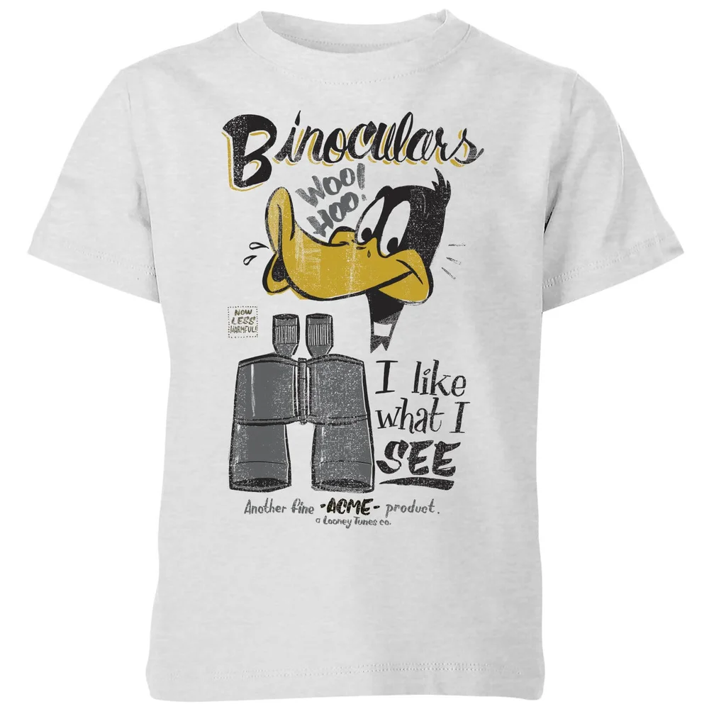 Looney Tunes ACME Binoculars Kids' T-Shirt - Grey - 3-4 ans Image 1