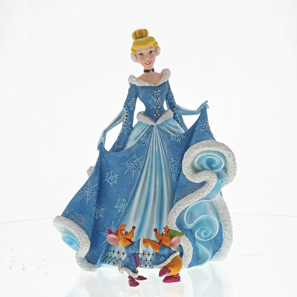 Figurine Cendrillon Noël (21 cm) – Disney Showcase Image 1