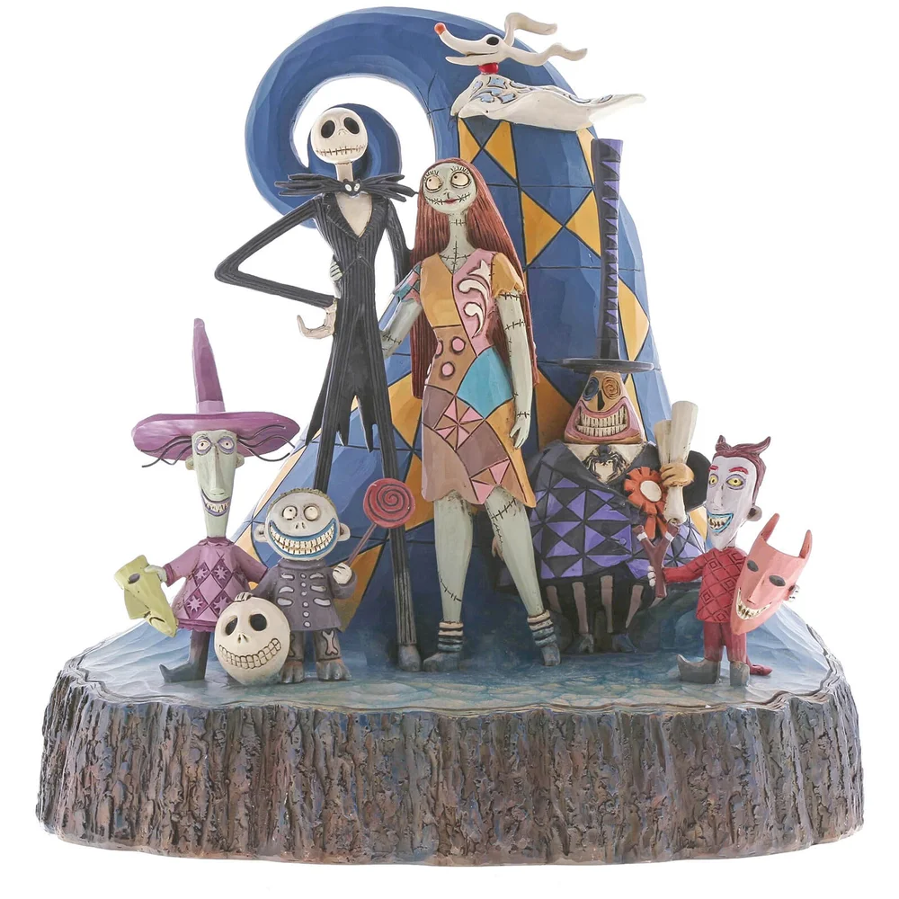 What A Wonderful Nightmare, sculpté dans un cœur, L’Étrange Noël de monsieur Jack (20 cm) – Disney Traditions Image 1