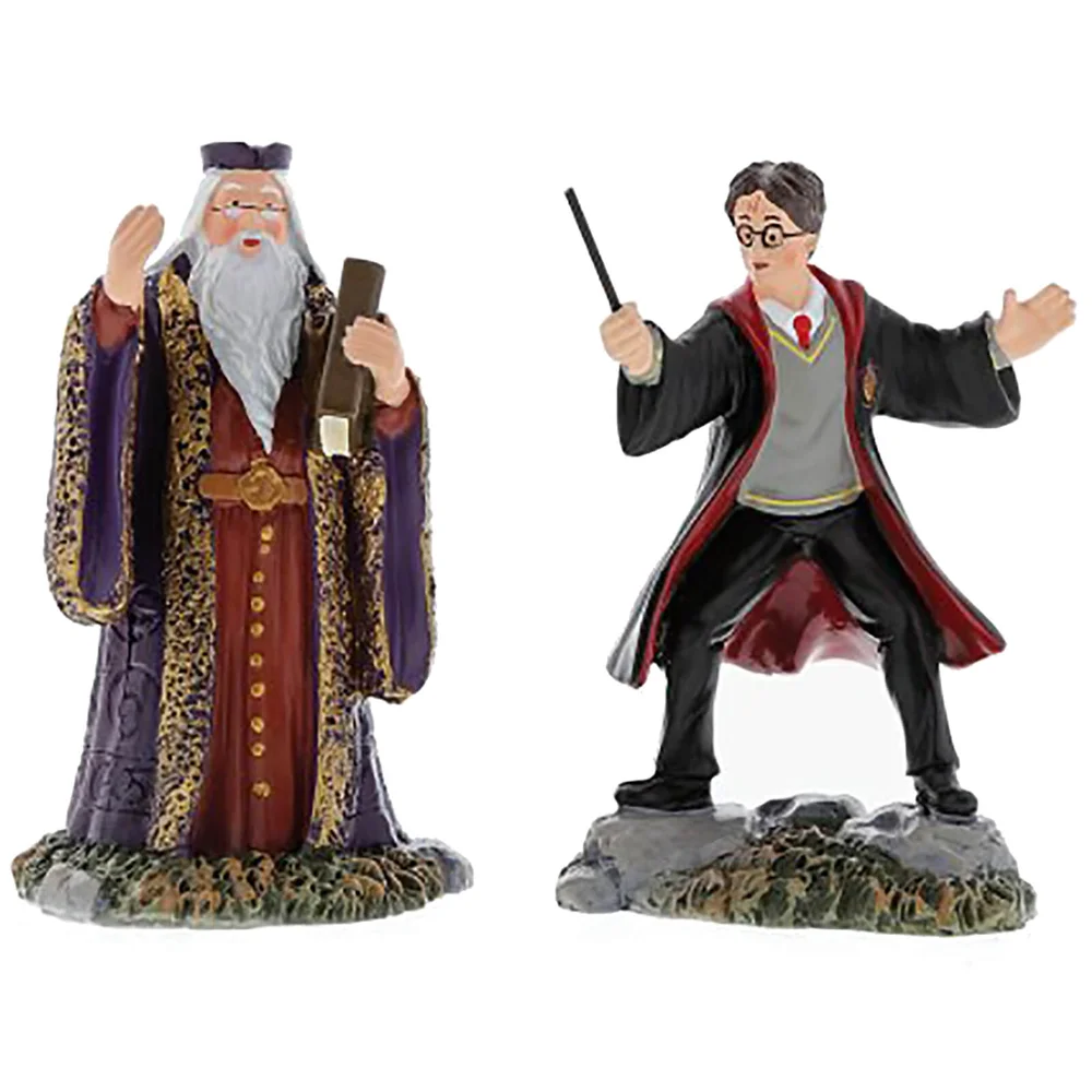 Harry et le directeur (8 cm) – Harry Potter Village Image 1