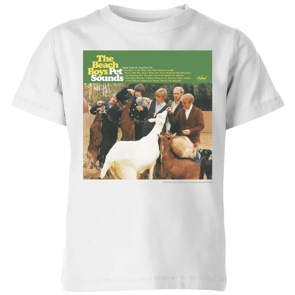 The Beach Boys Pet Sounds Kids' T-Shirt - White - 3-4 ans - Blanc Image 1