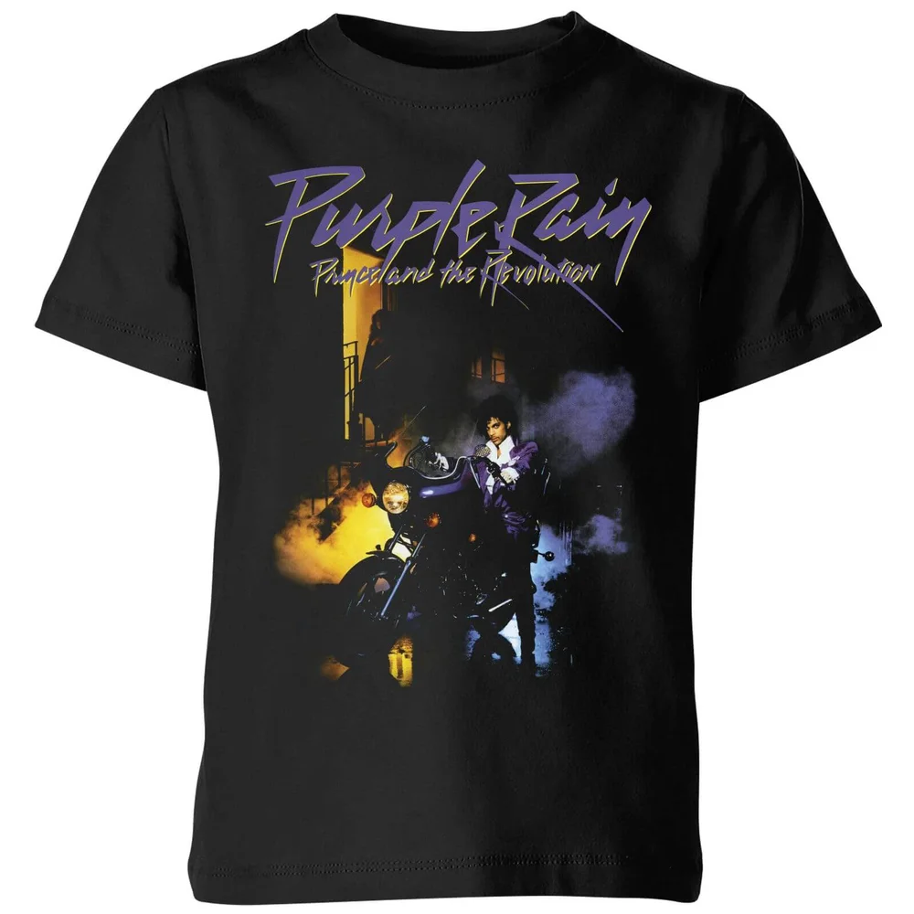 Prince Purple Rain Kids' T-Shirt - Black - 3-4 ans - Noir Image 1