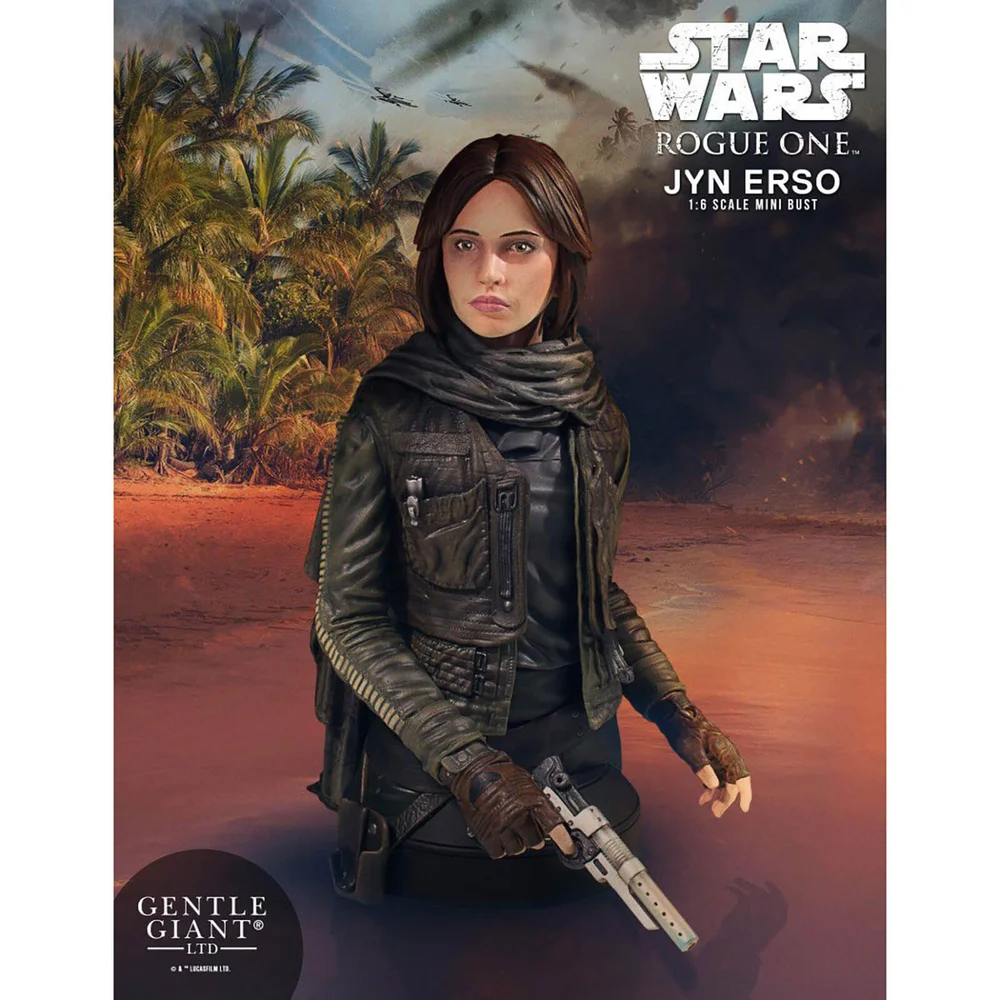 Mini-buste Jyn Erso (Commandant Seal) de Star Wars, échelle 1:6 (16 cm) – Gentle Giant Image 1