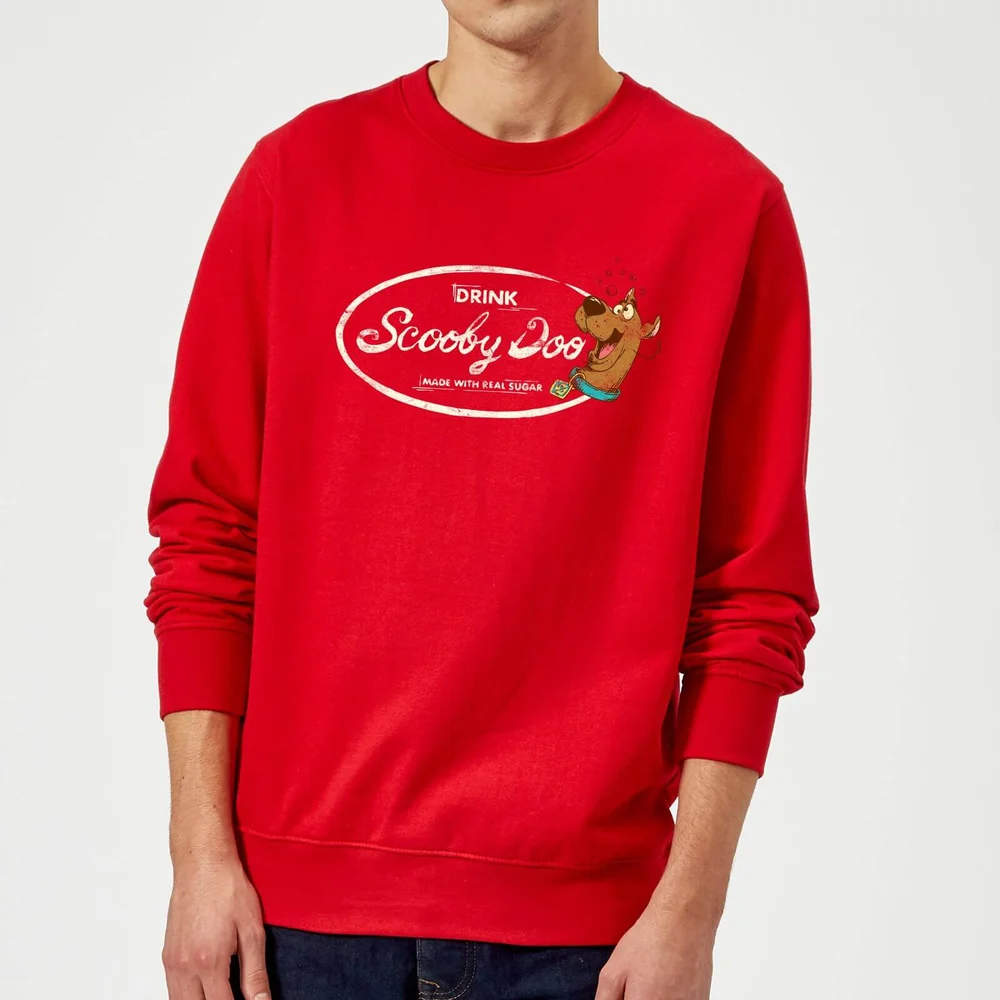 Scooby Doo Cola Sweatshirt - Red - S Image 1