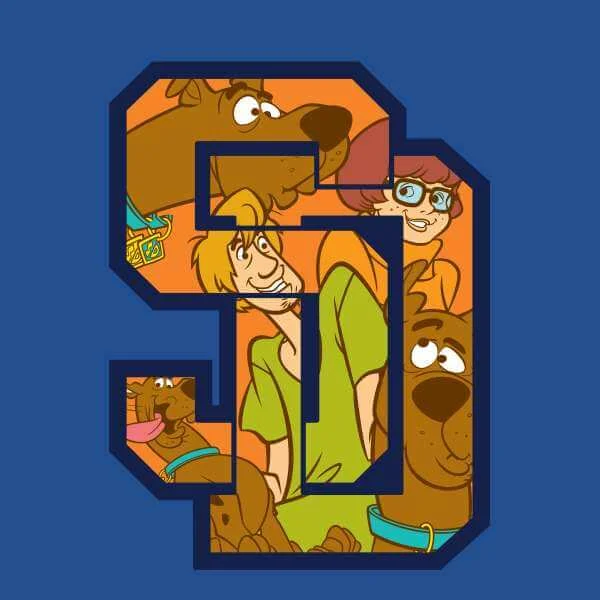 Scooby Doo Collegiate Men's T-Shirt - Royal Blue