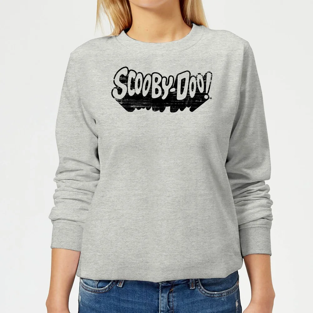 Scooby Doo Retro Mono Logo Women's Sweatshirt - Grey - 3XL - Gris Image 1