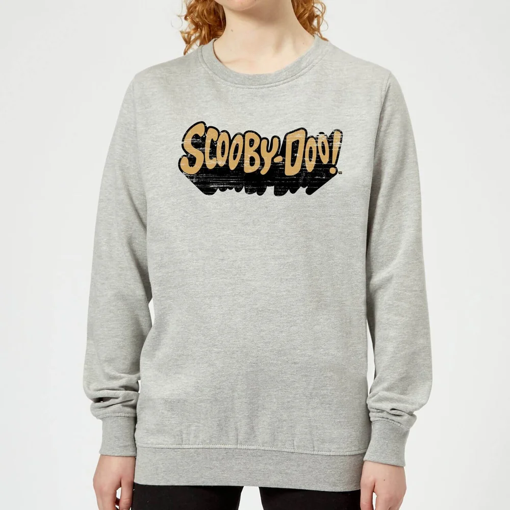 Scooby Doo Retro Colour Logo Women's Sweatshirt - Grey - 3XL - Gris Image 1