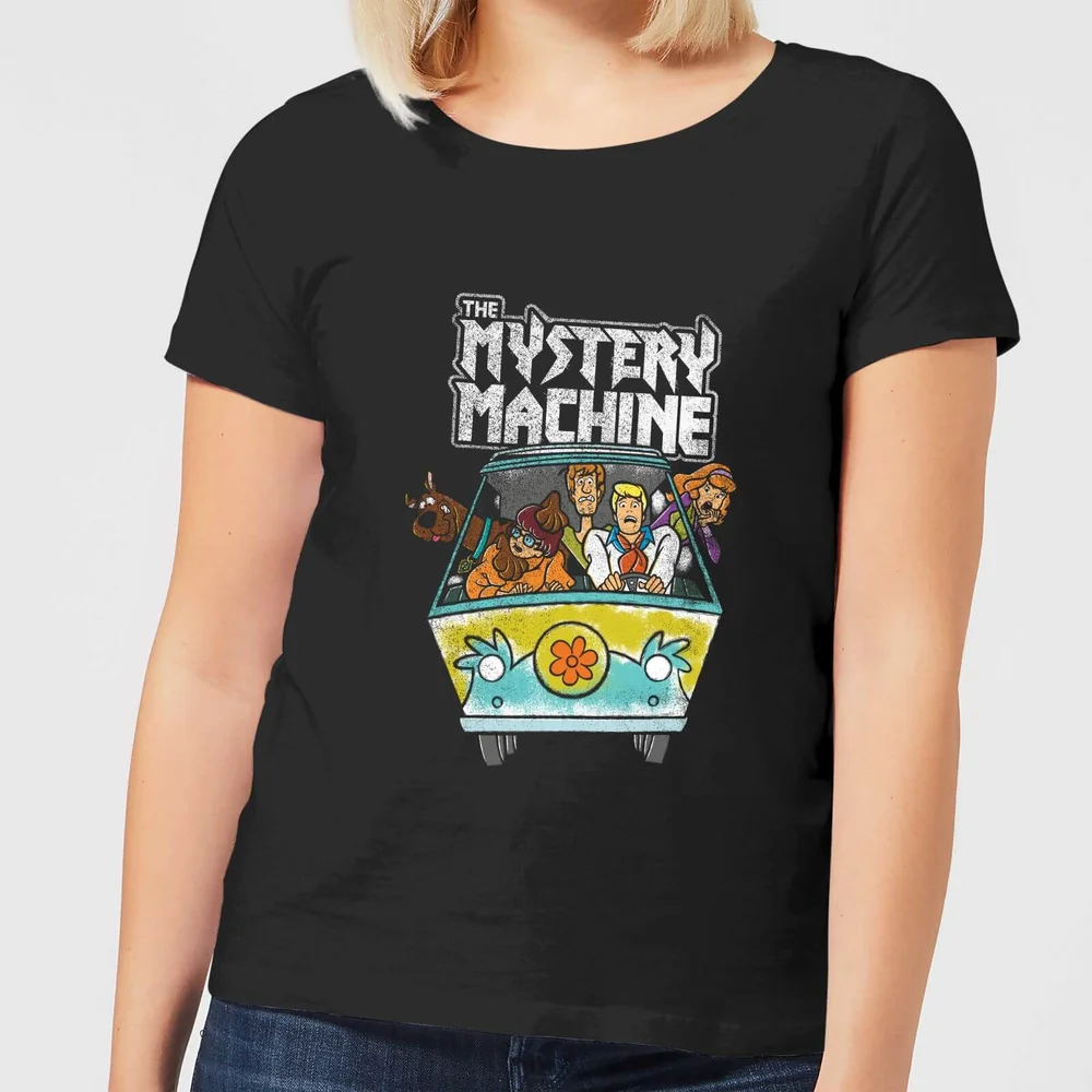 Scooby Doo Mystery Machine Heavy Metal Women's T-Shirt - Black - S Image 1