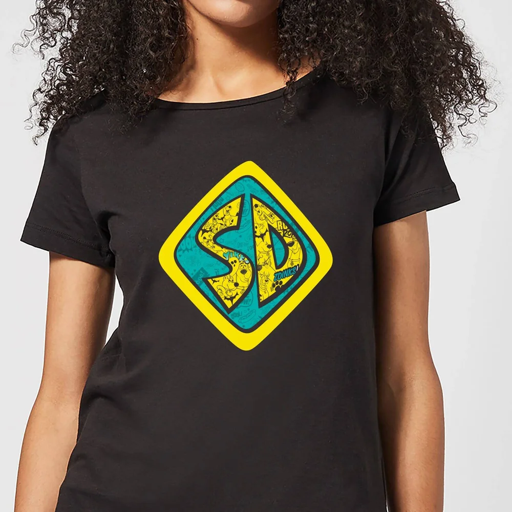 Scooby Doo Emblem Women's T-Shirt - Black - S Image 1