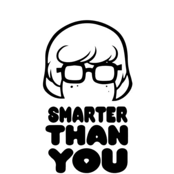 Scooby Doo Smarter Than You Women's T-Shirt - White