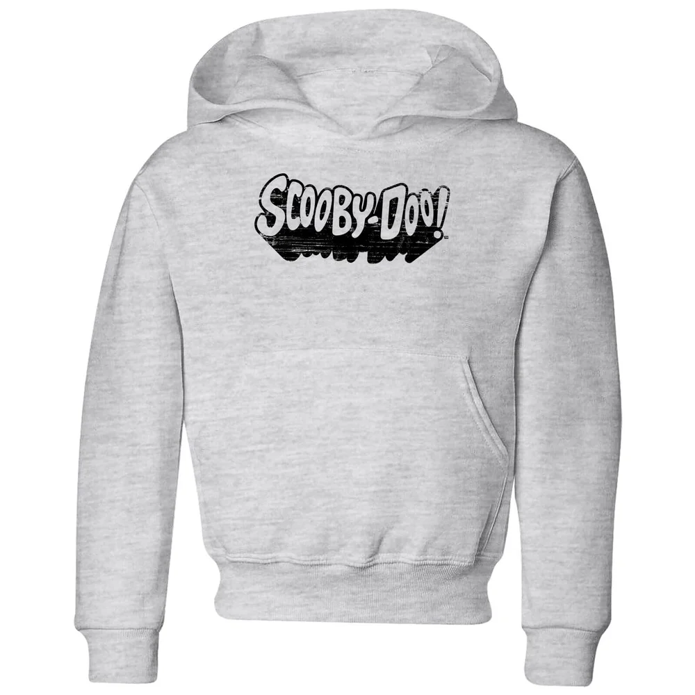Scooby Doo Retro Mono Logo Kids' Hoodie - Grey - 3-4 ans Image 1