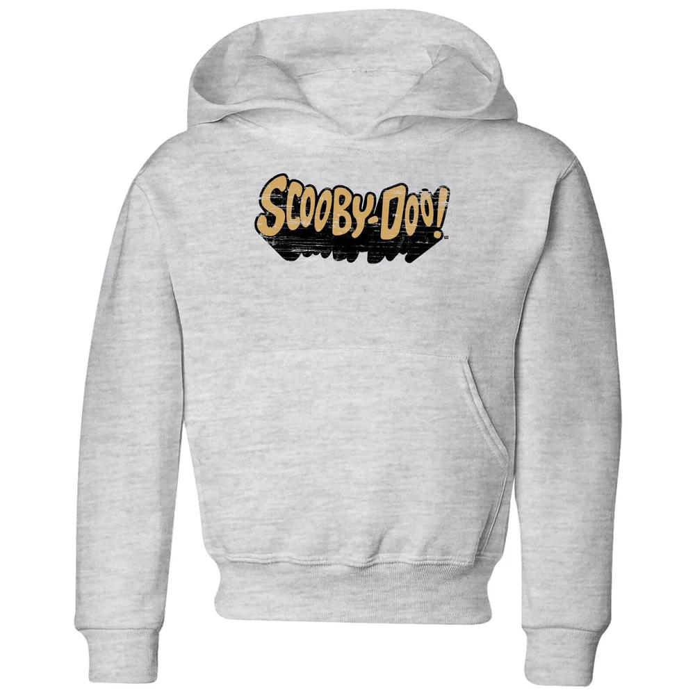 Scooby Doo Retro Colour Logo Kids' Hoodie - Grey - 3-4 ans Image 1
