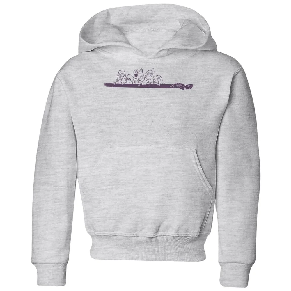 Scooby Doo Those Meddling Kids Retro Kids' Hoodie - Grey - 3-4 ans Image 1