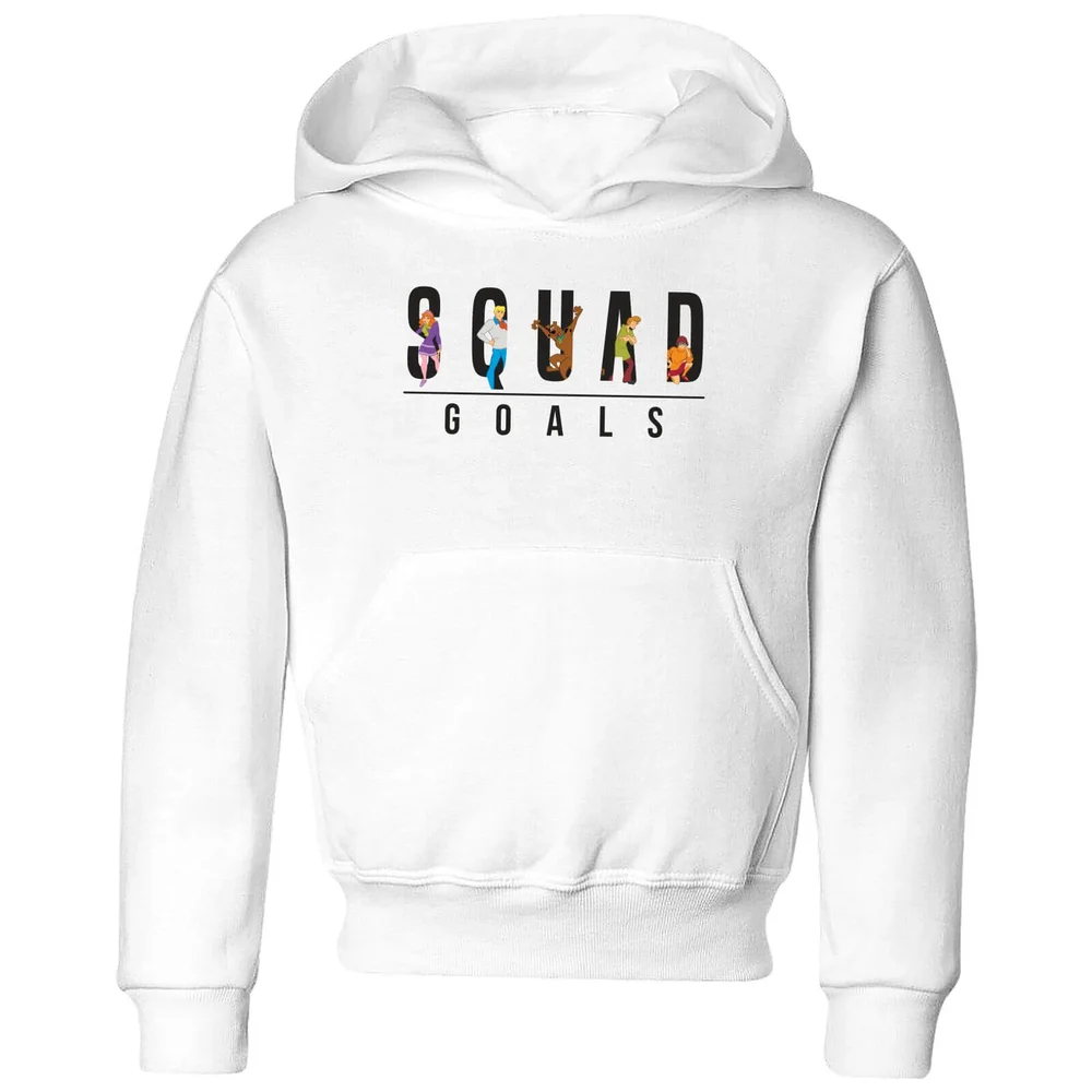 Scooby Doo Squad Goals Kids' Hoodie - White - 11-12 ans Image 1