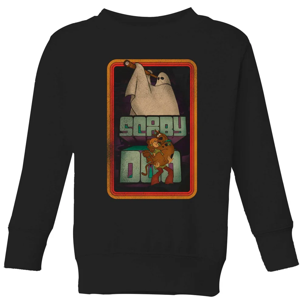 Scooby Doo Retro Ghostie Kids' Sweatshirt - Black - 3-4 ans Image 1