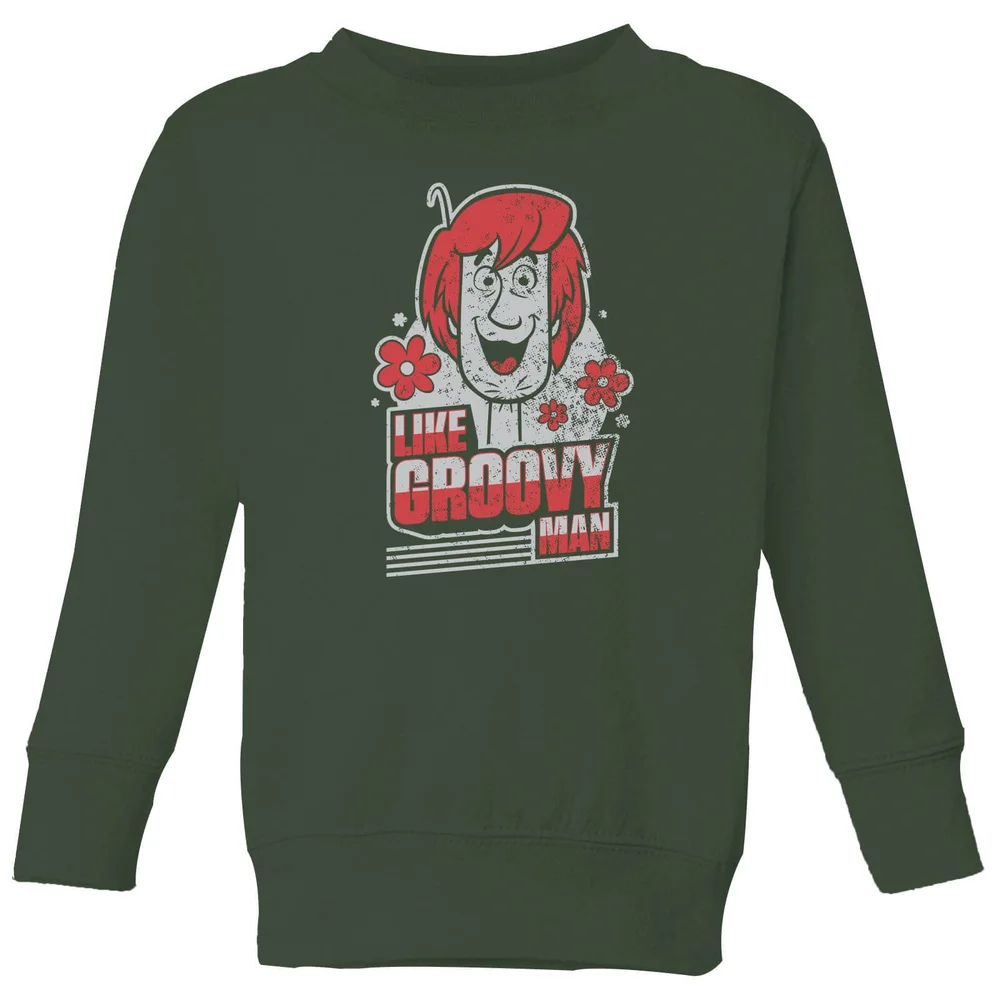 Scooby Doo Like, Groovy Man Kids' Sweatshirt - Forest Green - 3-4 ans Image 1