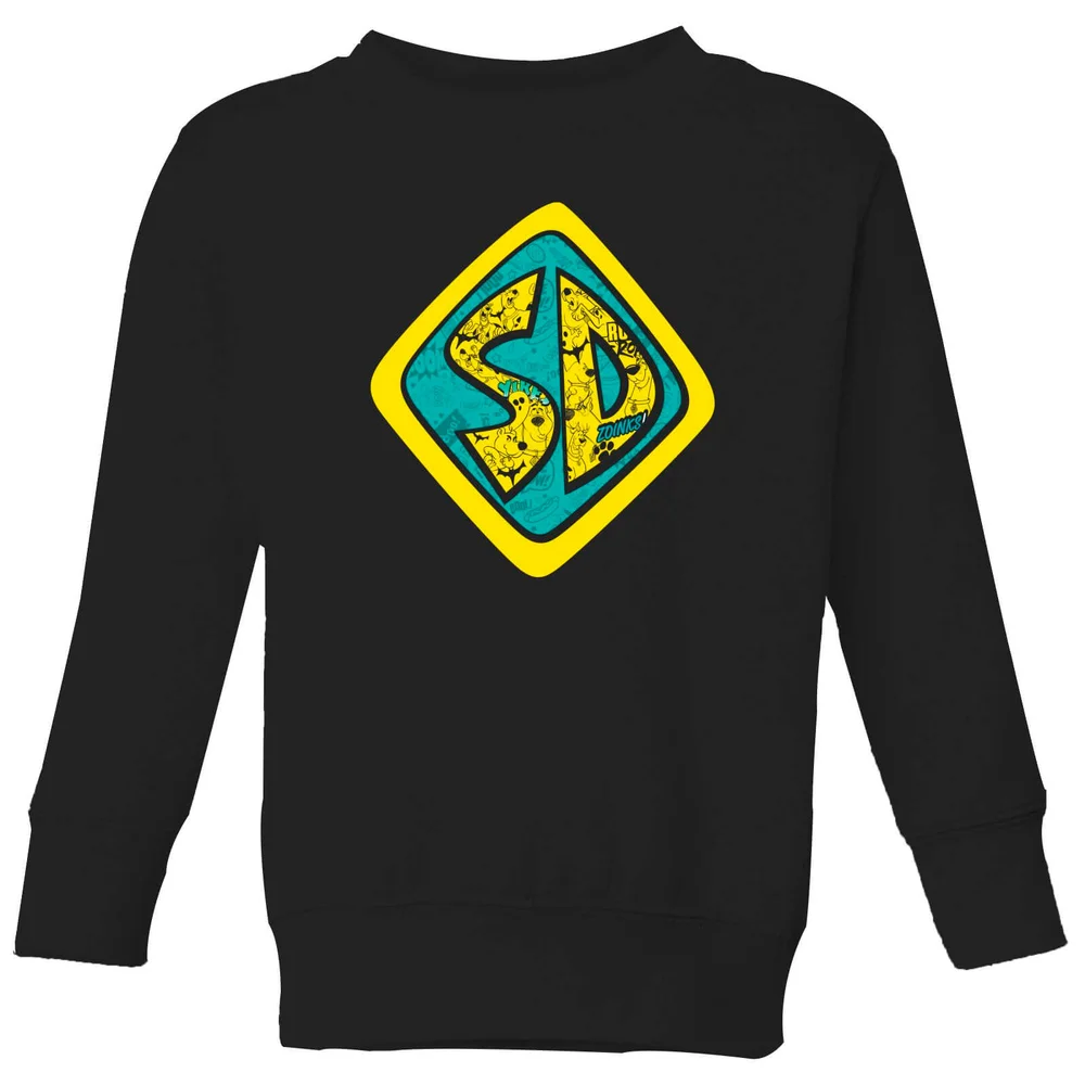 Scooby Doo Emblem Kids' Sweatshirt - Black - 3-4 ans Image 1