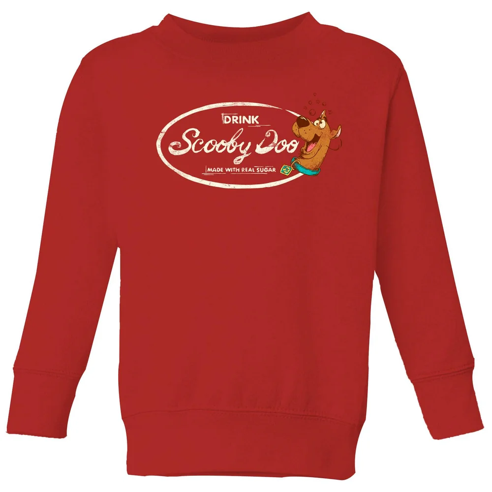 Scooby Doo Cola Kids' Sweatshirt - Red - 3-4 ans Image 1