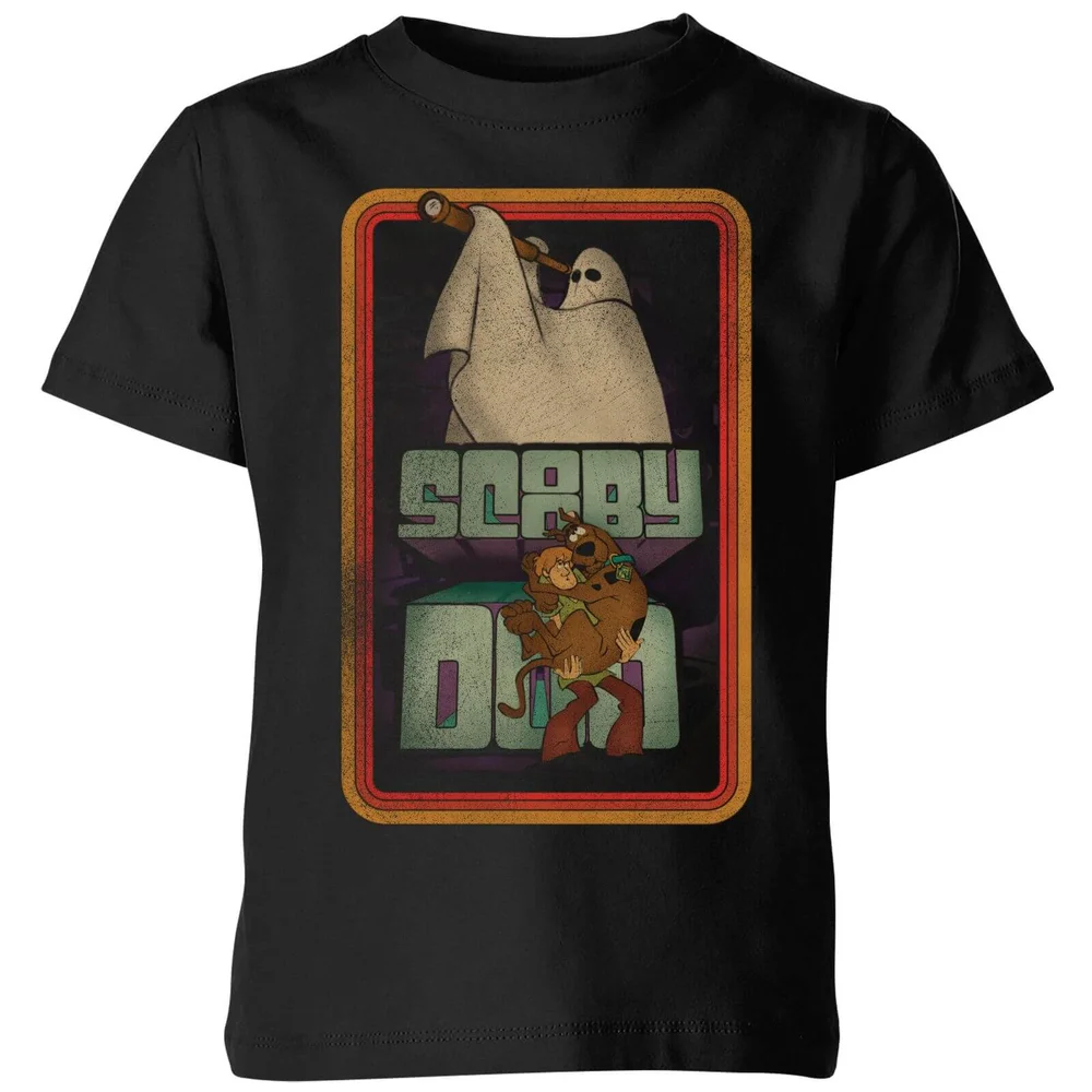 Scooby Doo Retro Ghostie Kids' T-Shirt - Black - 3-4 ans Image 1