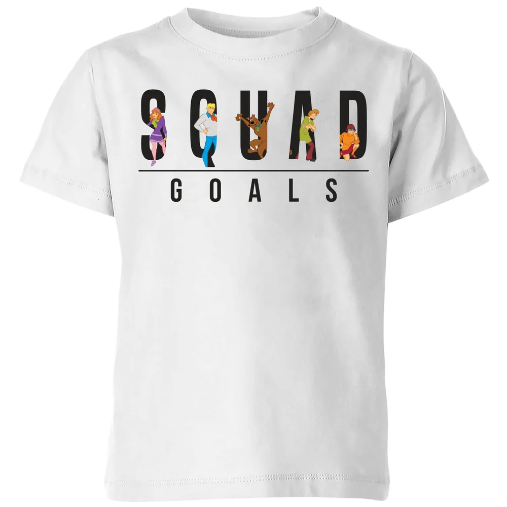 Scooby Doo Squad Goals Kids' T-Shirt - White - 3-4 ans Image 1