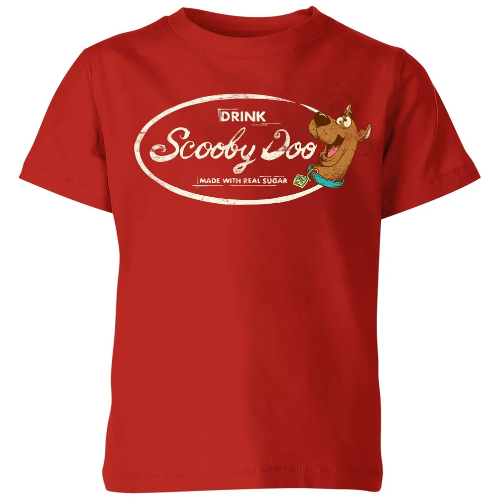 Scooby Doo Cola Kids' T-Shirt - Red - 3-4 ans Image 1