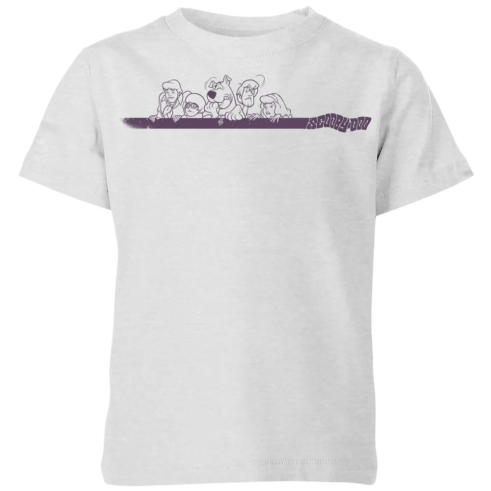 Scooby Doo Those Meddling Kids Retro Kids' T-Shirt - Grey - 3-4 ans Image 1