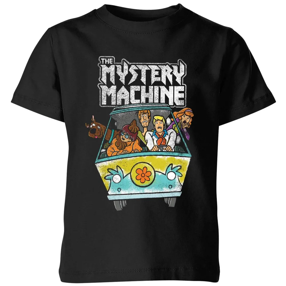 Scooby Doo Mystery Machine Heavy Metal Kids' T-Shirt - Black - 3-4 ans Image 1