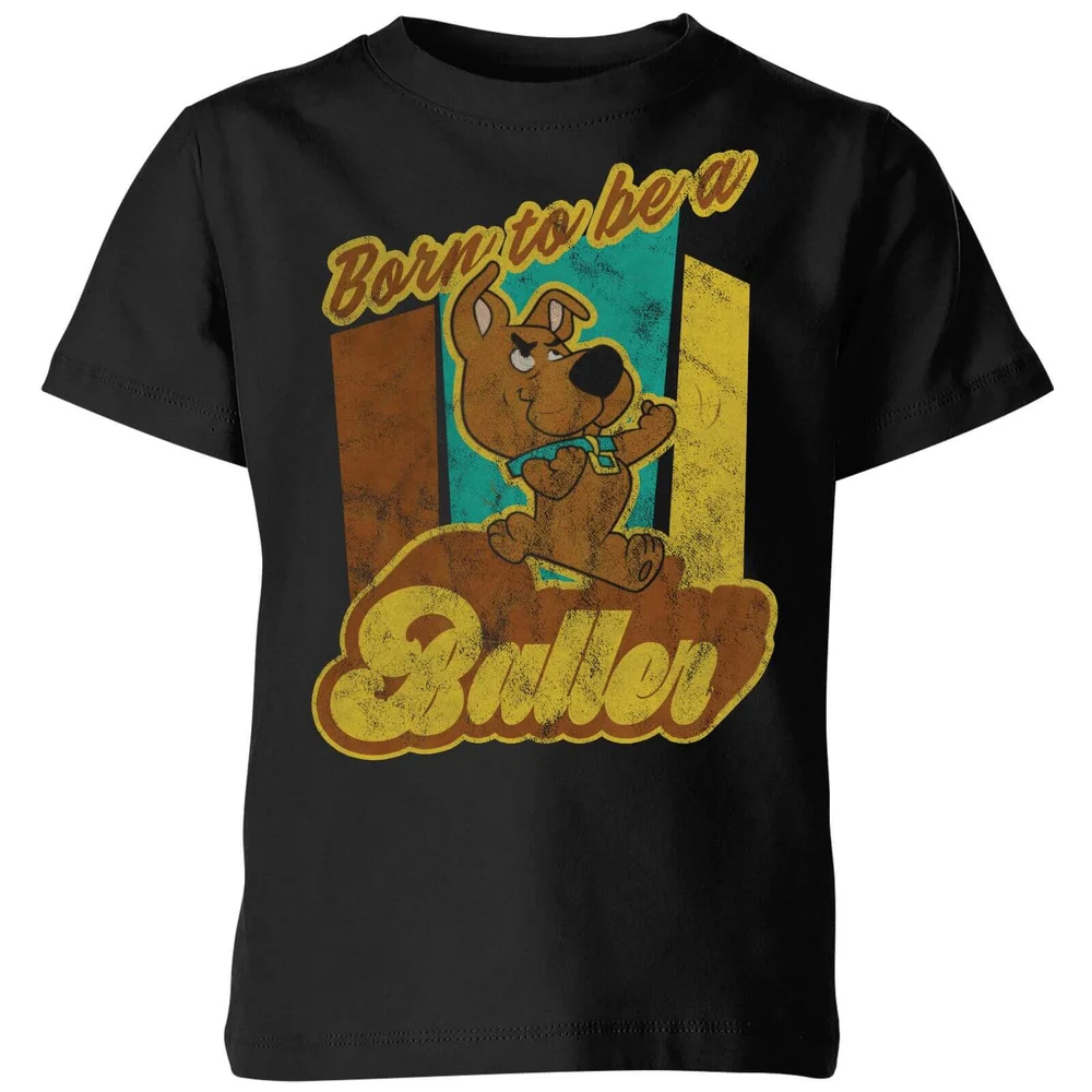 Scooby Doo Born To Be A Baller Kids' T-Shirt - Black - 3-4 ans Image 1